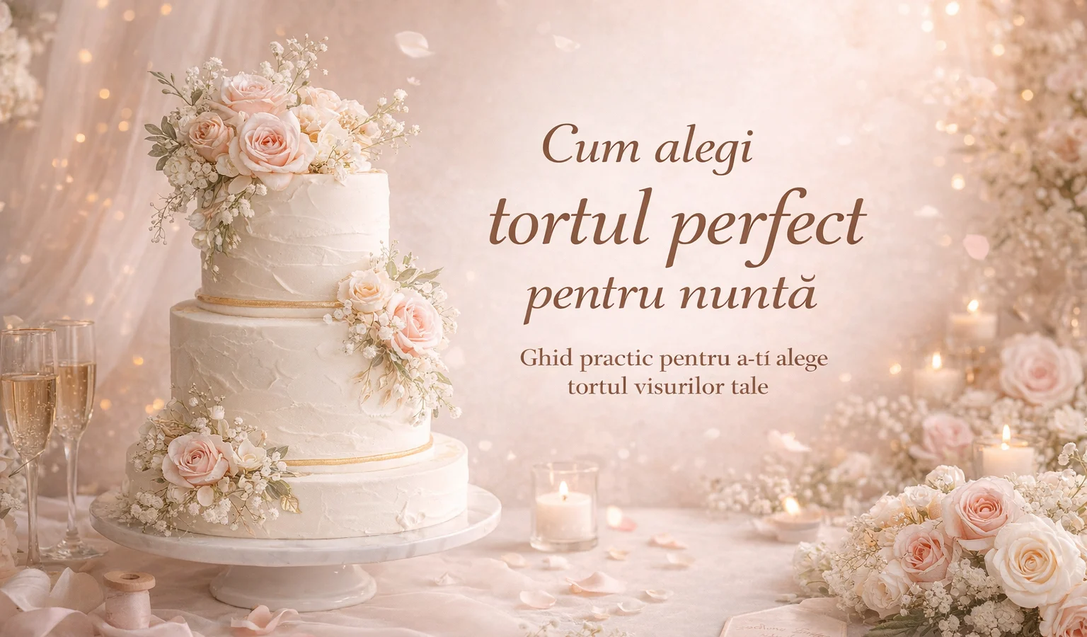 Cum alegi tortul perfect pentru nuntă