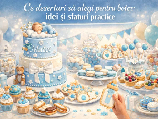 Ce deserturi să alegi pentru botez: idei și sfaturi practice